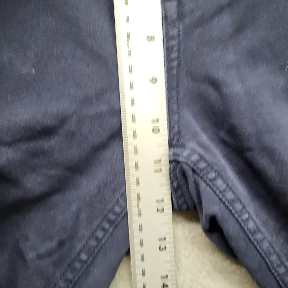 Banana Republic Men Pants 33X32 Navy Chino Twill The Traveler Slim 31